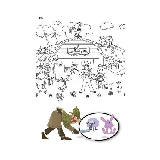 Nyomozós színező Kiddo Books